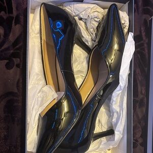 Crown & Ivy Shiny Black Heels